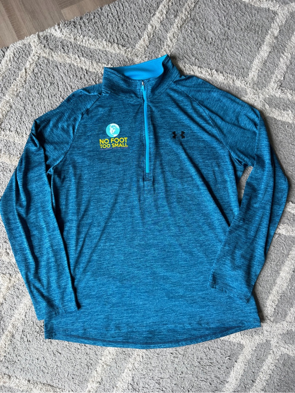 Under Armour Men’s Teal/Blue 1/4 Zip Performance Jacket
